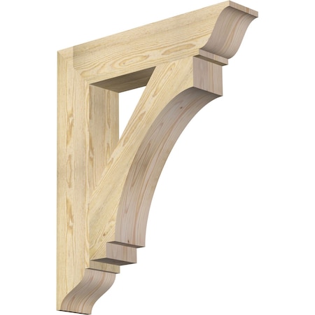 Ekena Millwork Imperial Traditional Rough Sawn Bracket, Douglas Fir, 6"W x 30"D x 36"H BKT06X30X36IMP01RDF